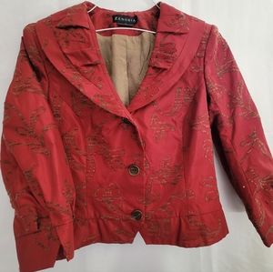 Red jacket